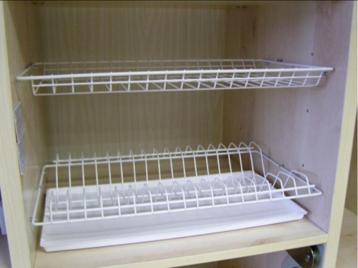 Посудосушитель белый 765 мм