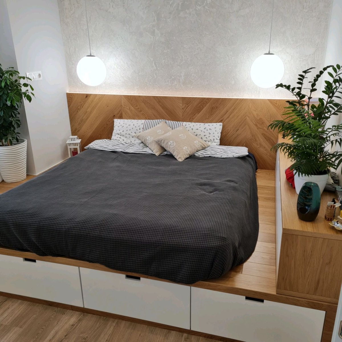 Подиум для кровати 2 кровати