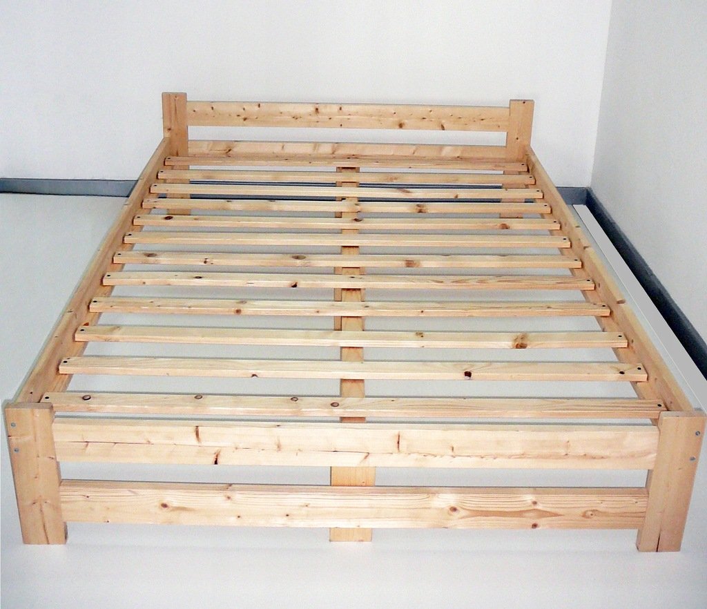 Кровать Валенсия - 200x120 сосна массив каркас