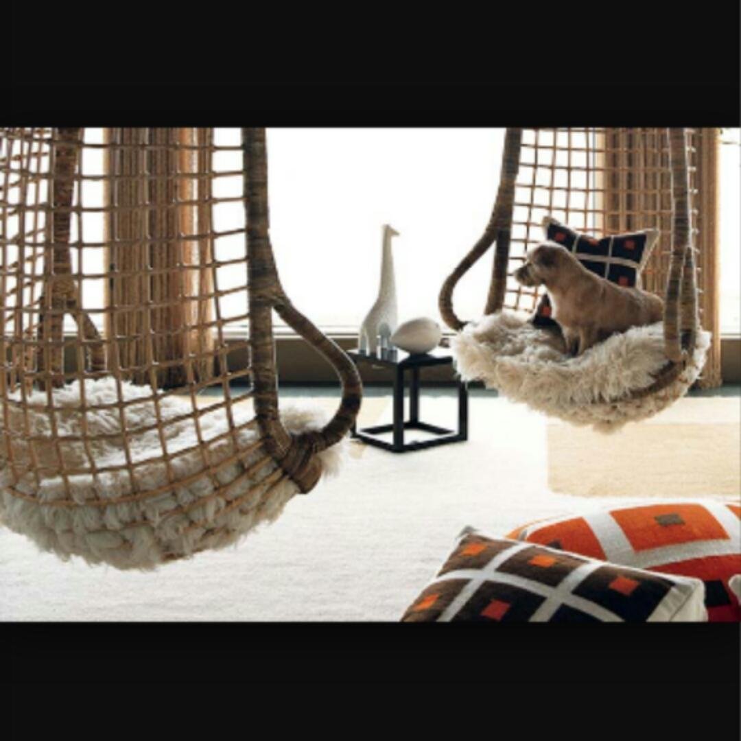 Кресло гамак в интерьере