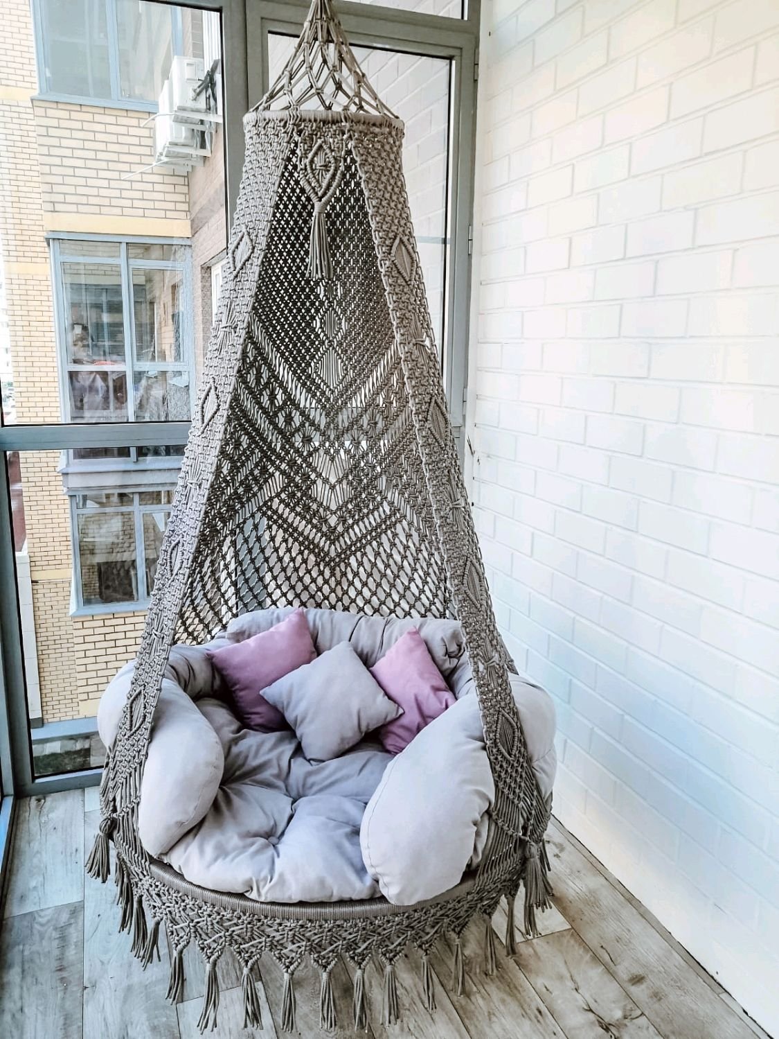 Гамак шатер макраме