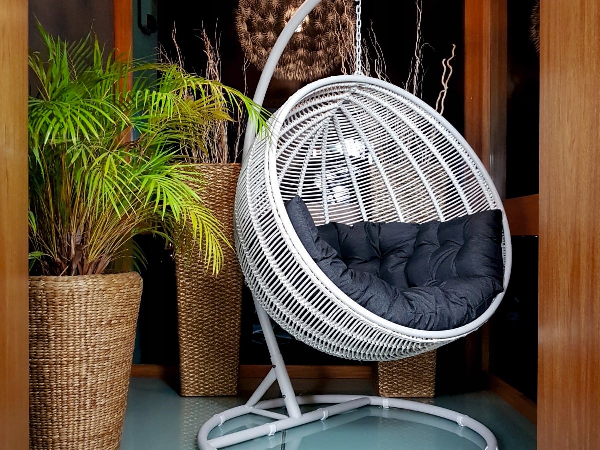 Кресло-кокон Dedon Rilly Cocoon Chair Saffron