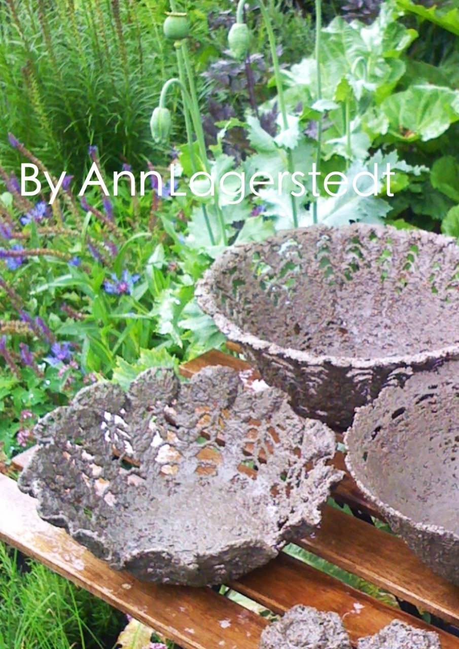 Поделки из бетона для сада