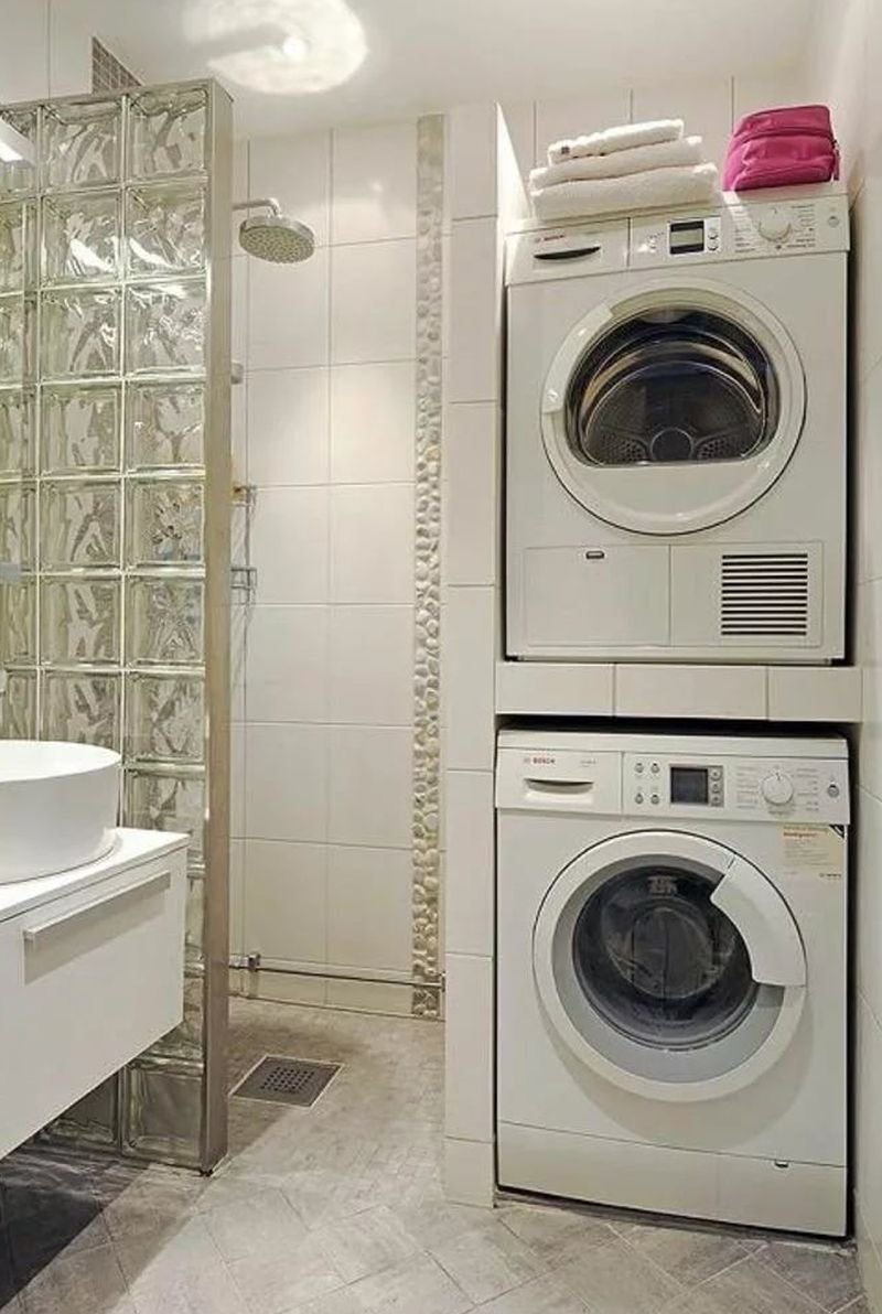 Санузел стиральная сушильная машина 4кв