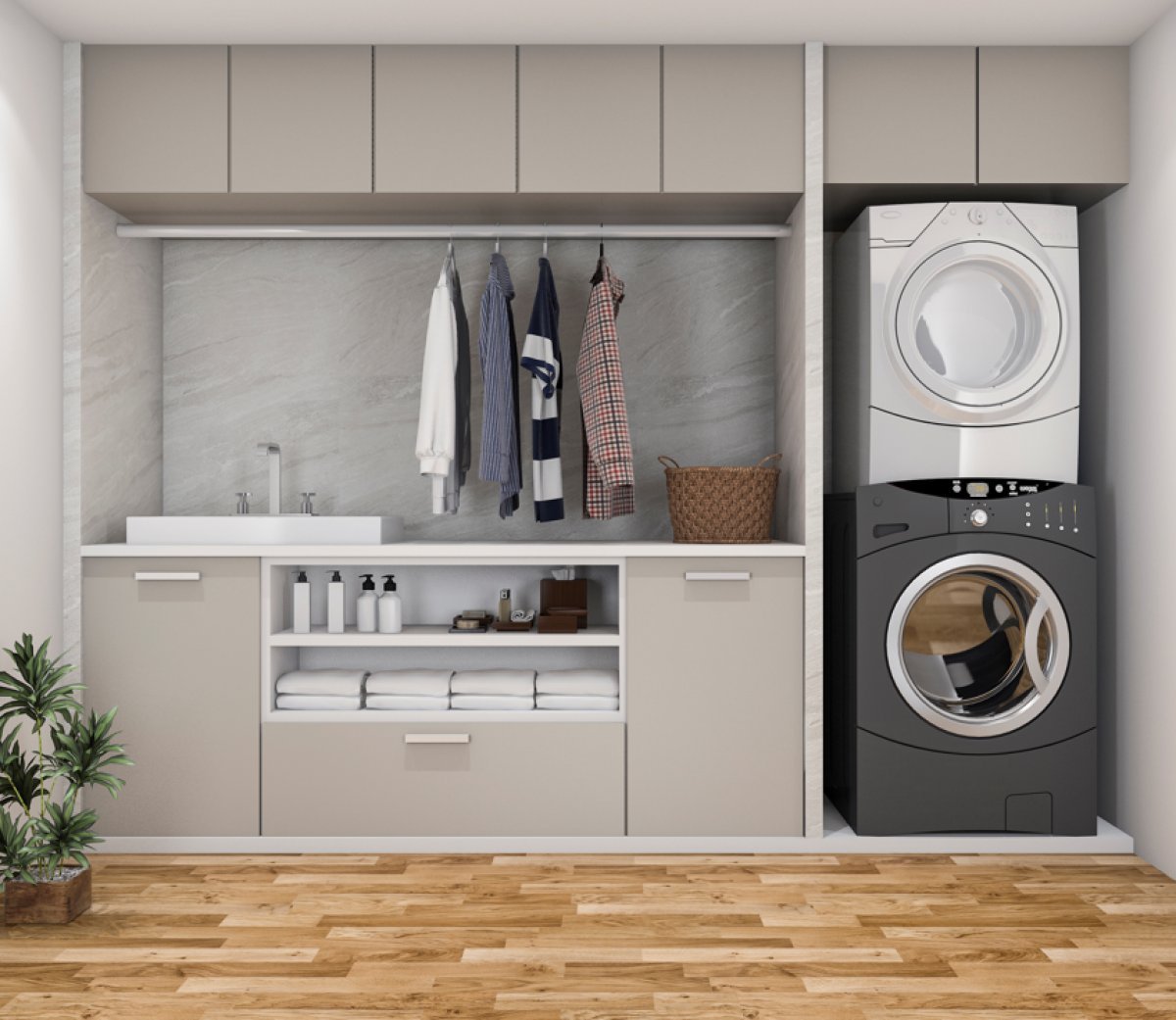 Шкаф для постирочной комнаты
