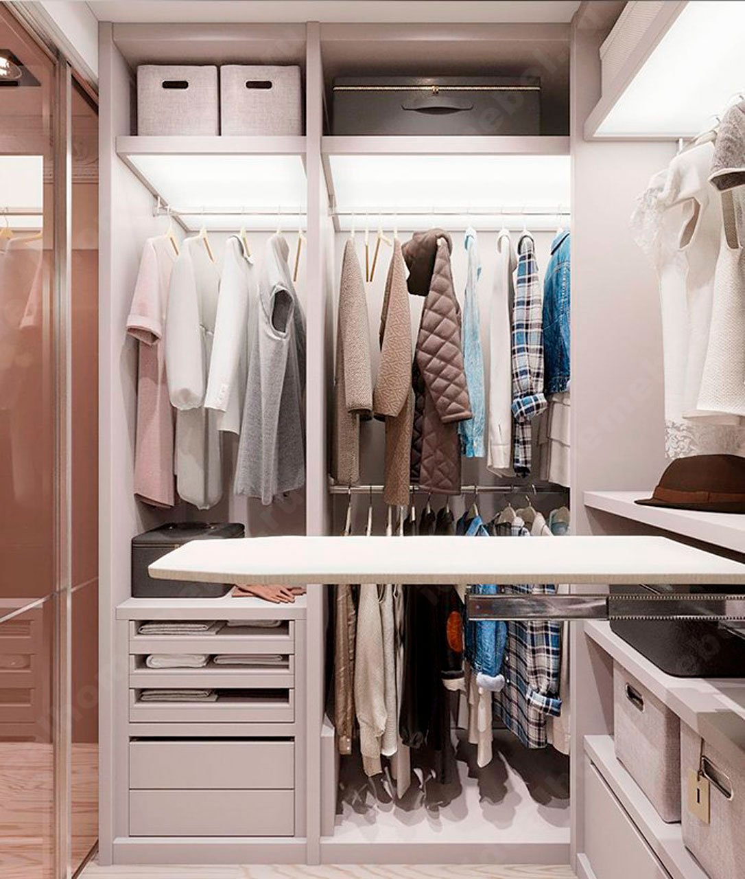 Гардеробная система постирочная