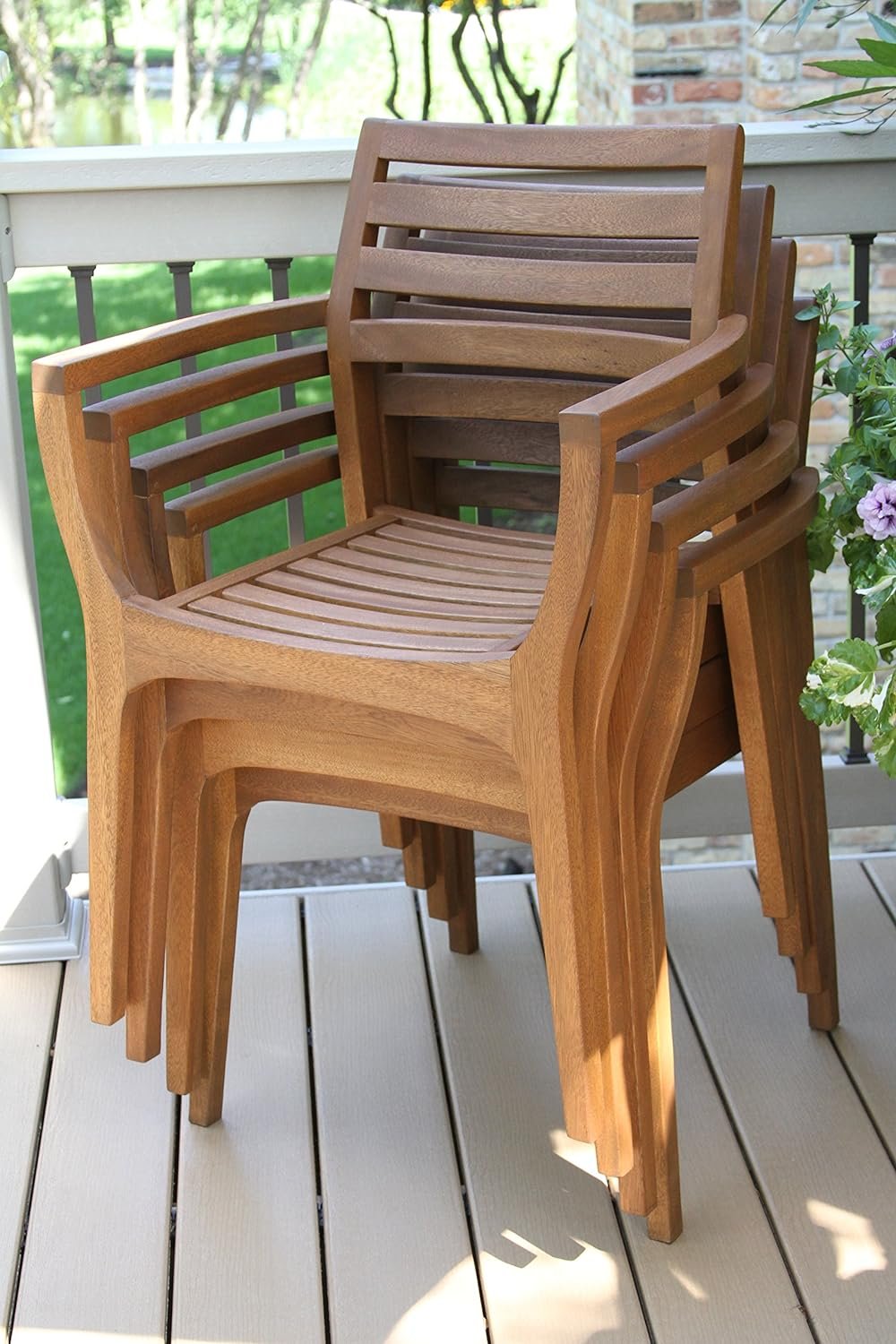 Деревянная Садовая мебель