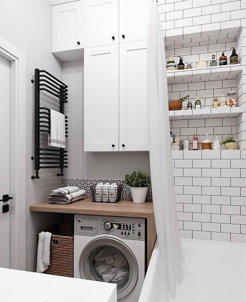 Стиральная машина Скандинавский стиль