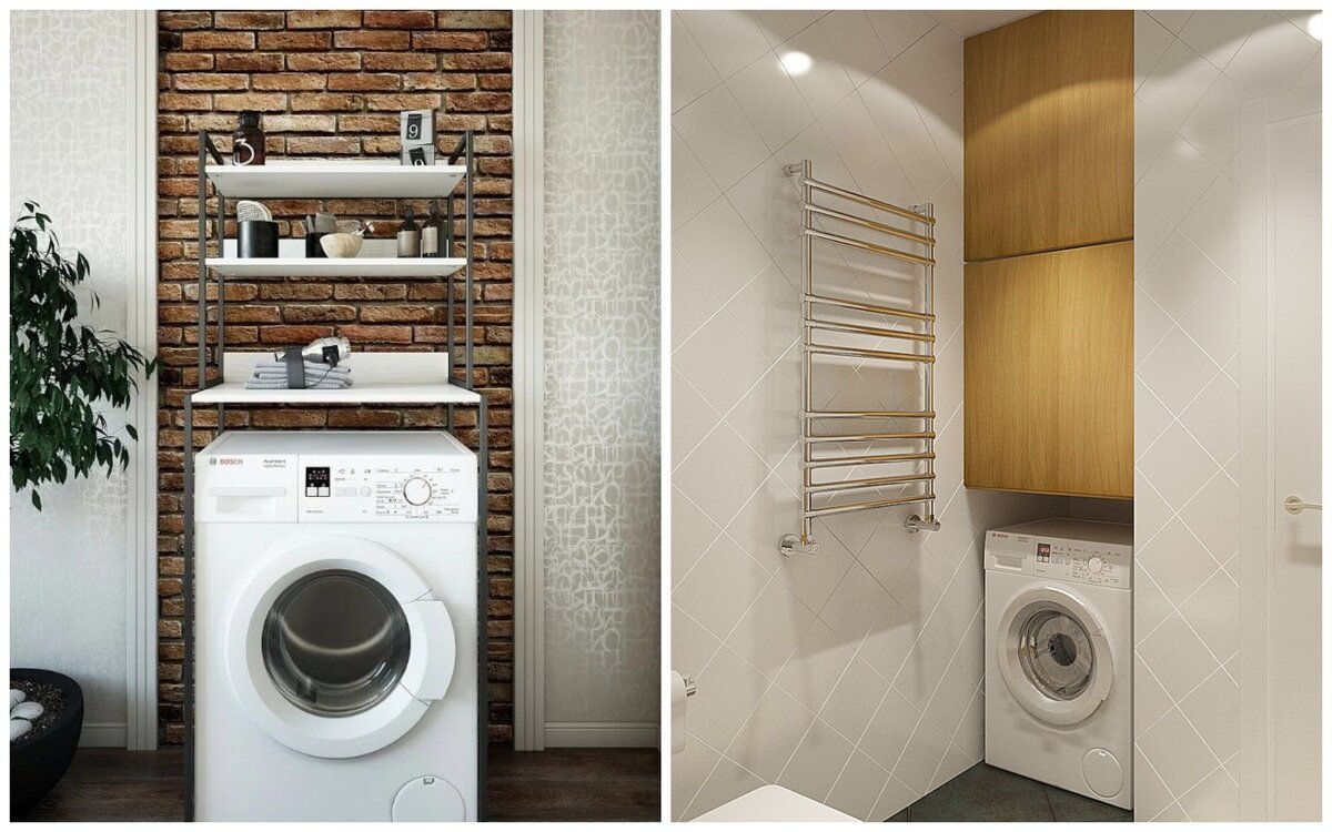 Шкаф над стиральной машинкой