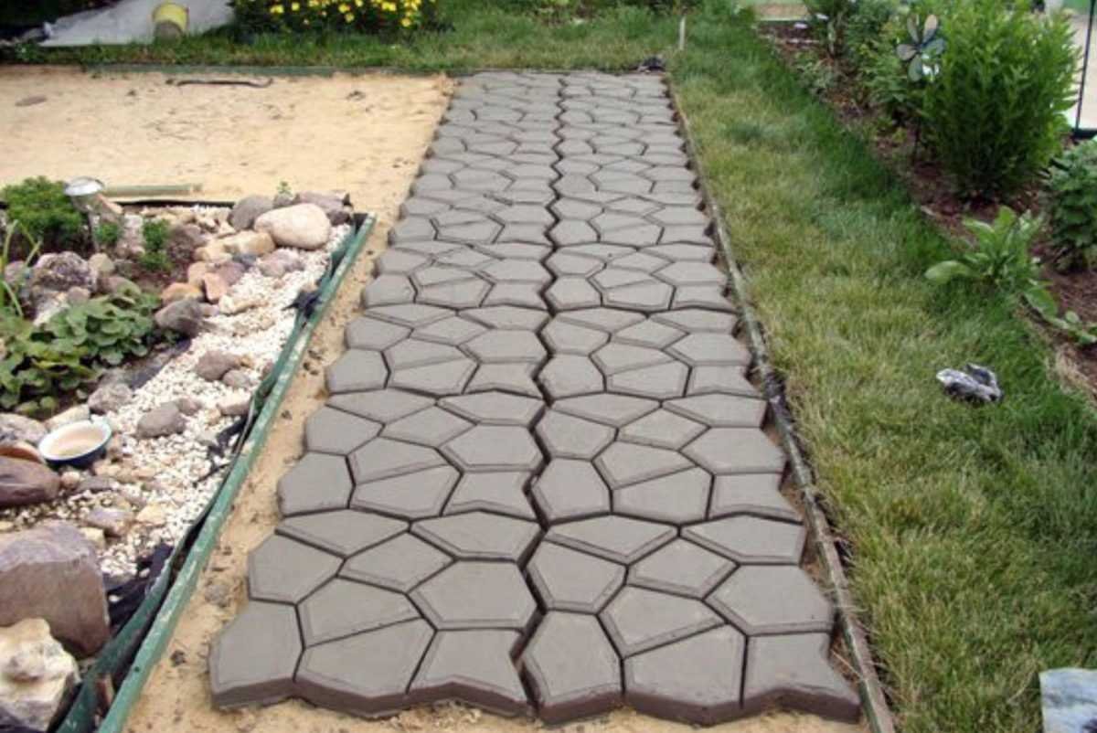 Садовые дорожки из тротуарной плитки