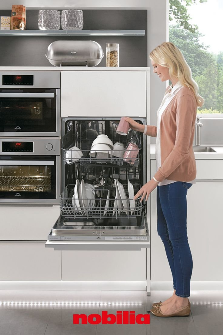 Посудомойка встроенная в колонну