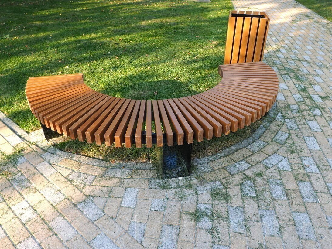 Садово-Парковая скамейка «радиус»