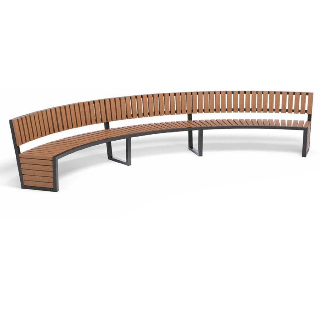 Скамейка Парковая полукруглая МФ 1.151.1