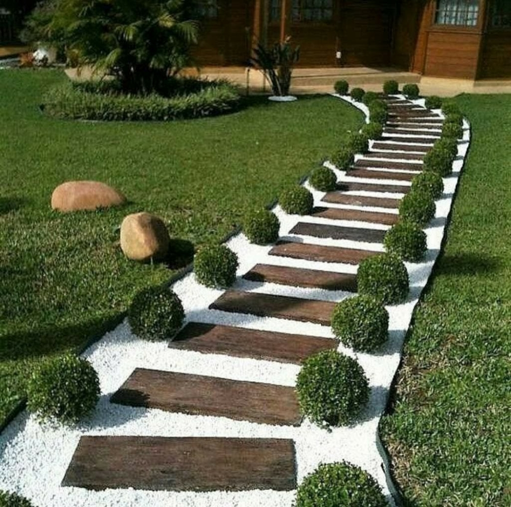 Креативные садовые дорожки