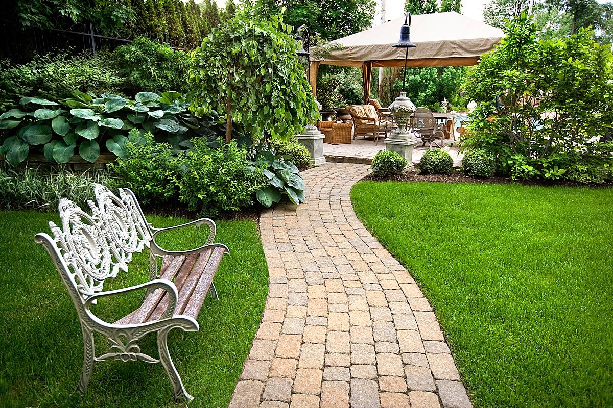 Дорожки в саду ландшафтный