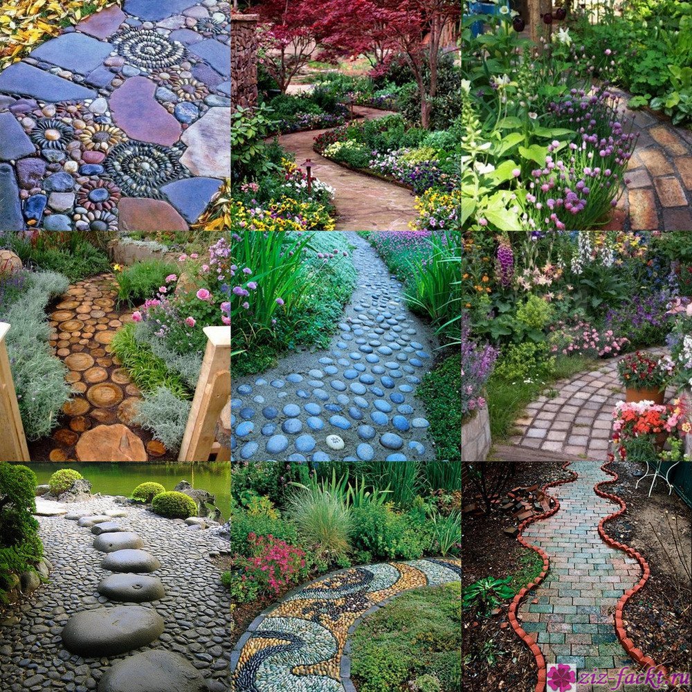 Дизайн дорожек в саду