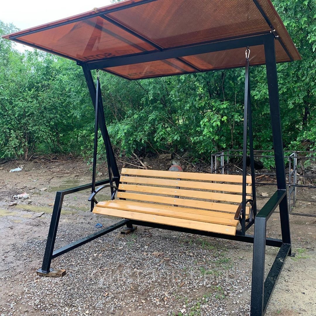 Качели из профильной трубы