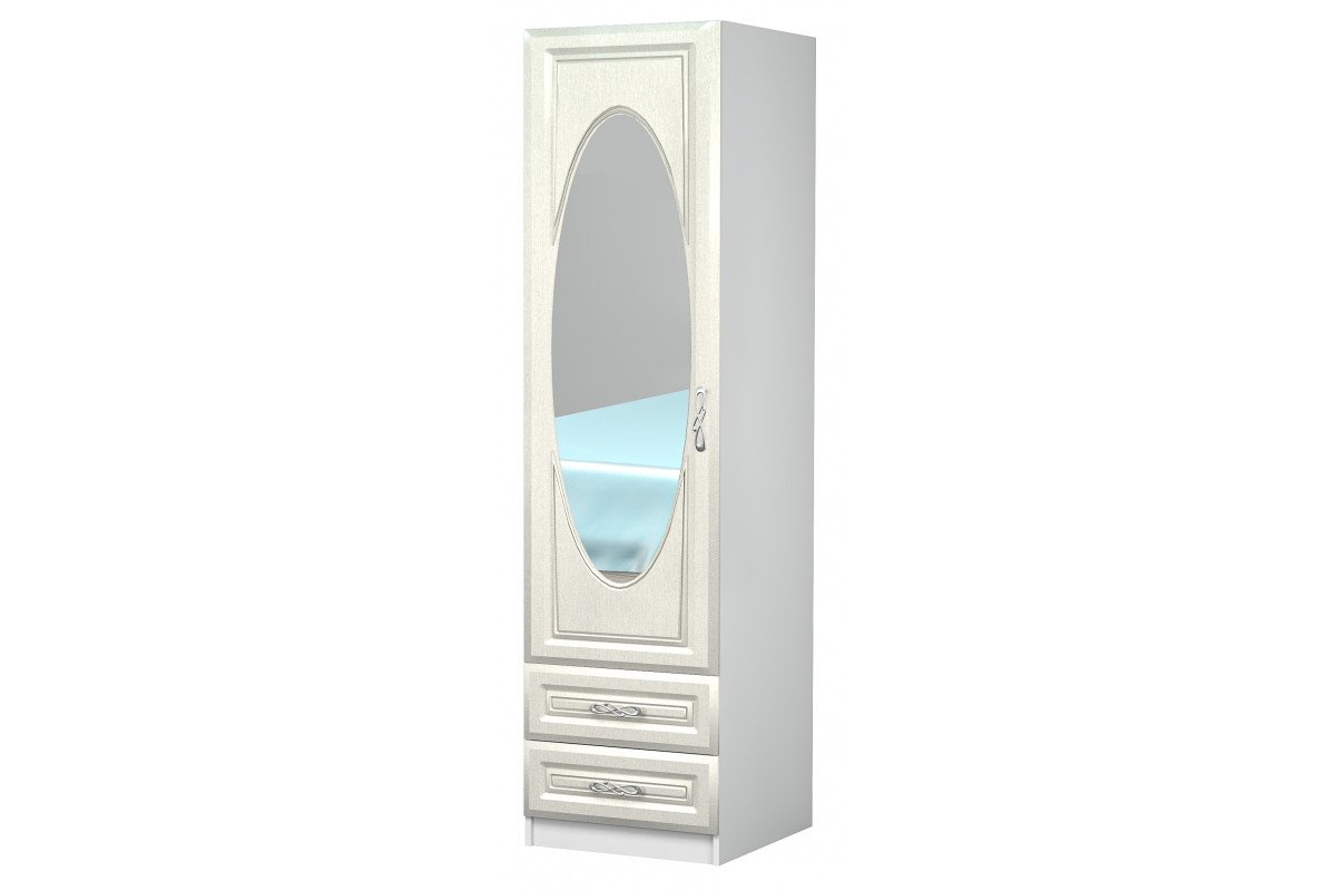Шкаф Жемчужина с зеркалом одностворчатый