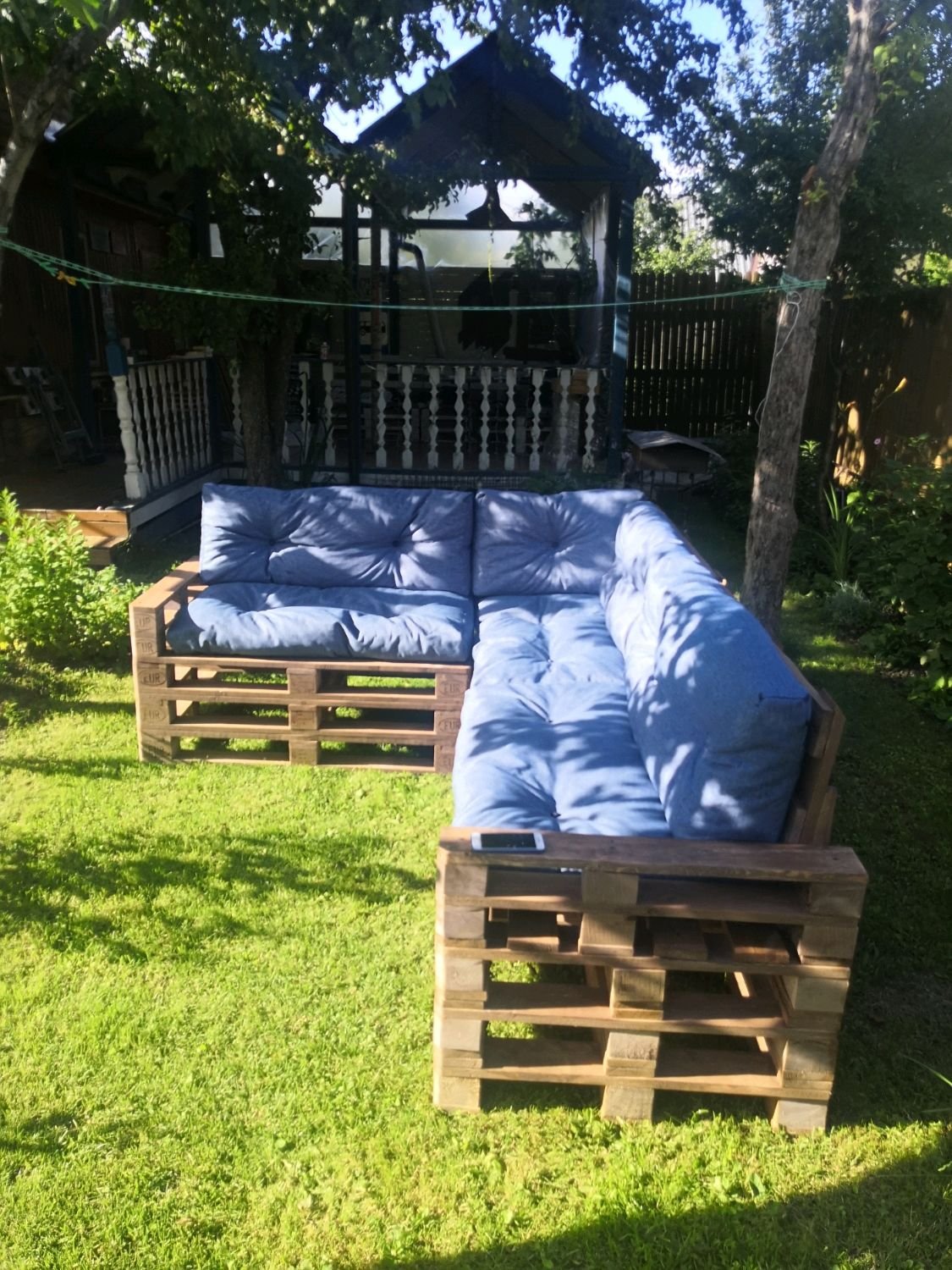 Садовая мебель из паллет