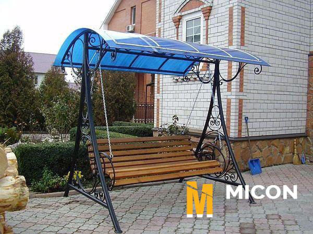 Качели садовые из металла