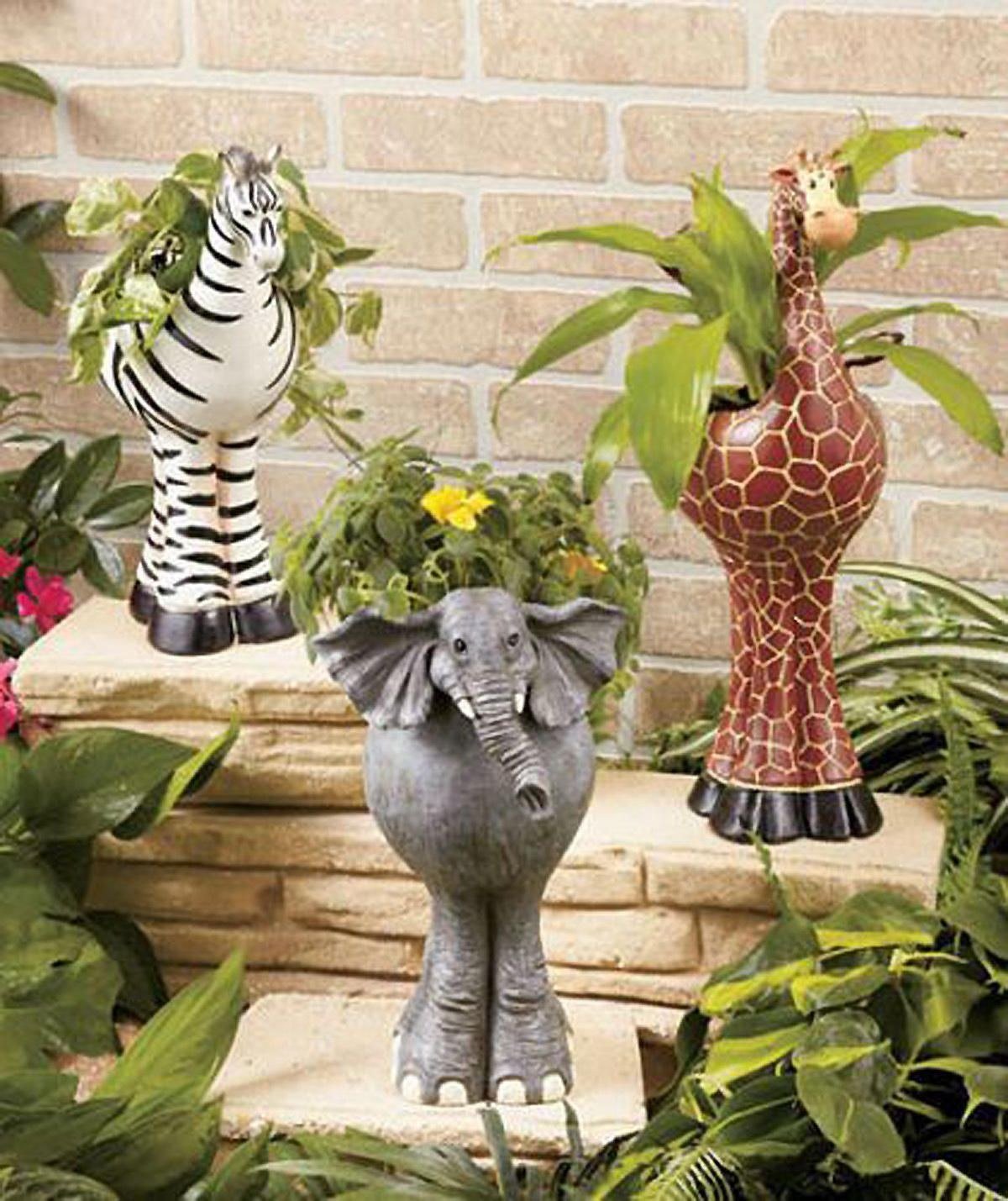 Керамические фигурки для сада