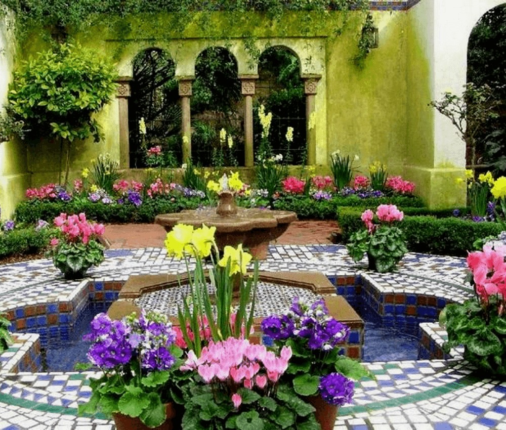 Мавританский стиль в ландшафте