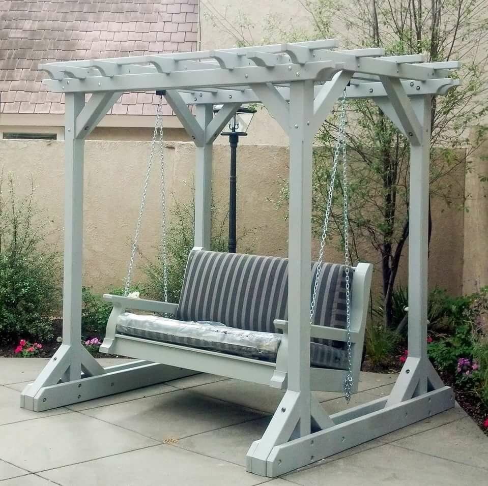 Качели садовые пергола КСП-1