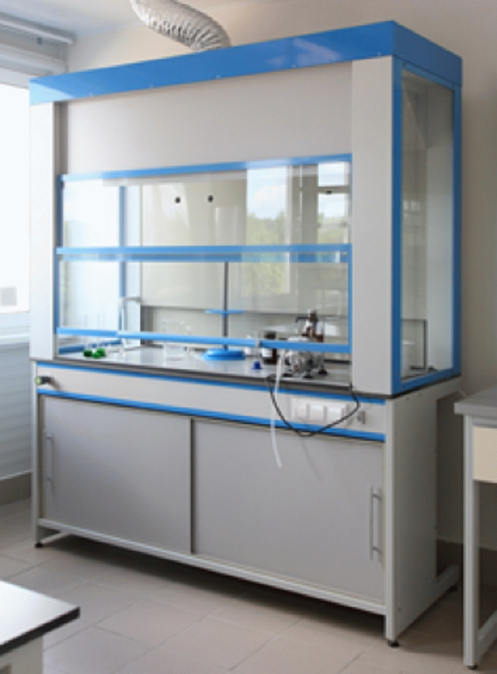 Вытяжной шкаф радиохимический 1шв-2а-нж