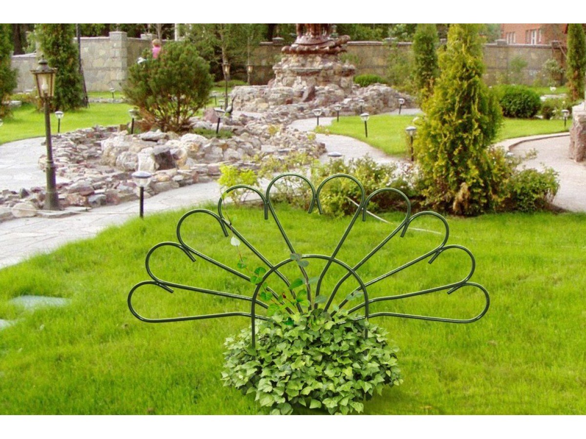 Парковый забор садово Павлин