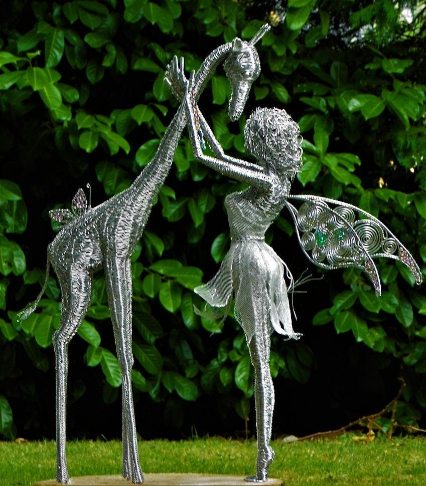 Скульптуры из металла для сада