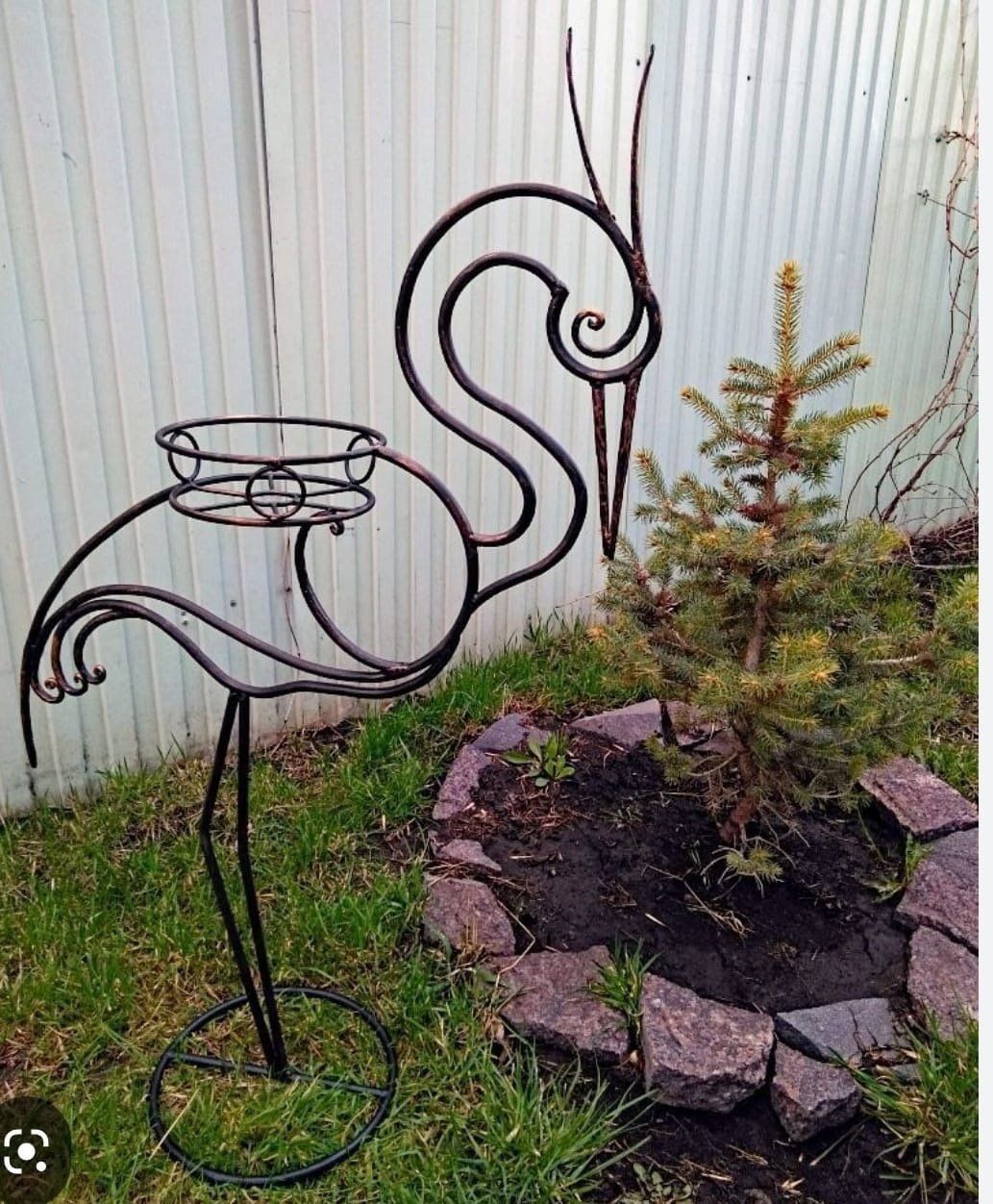 Декор для сада из металла