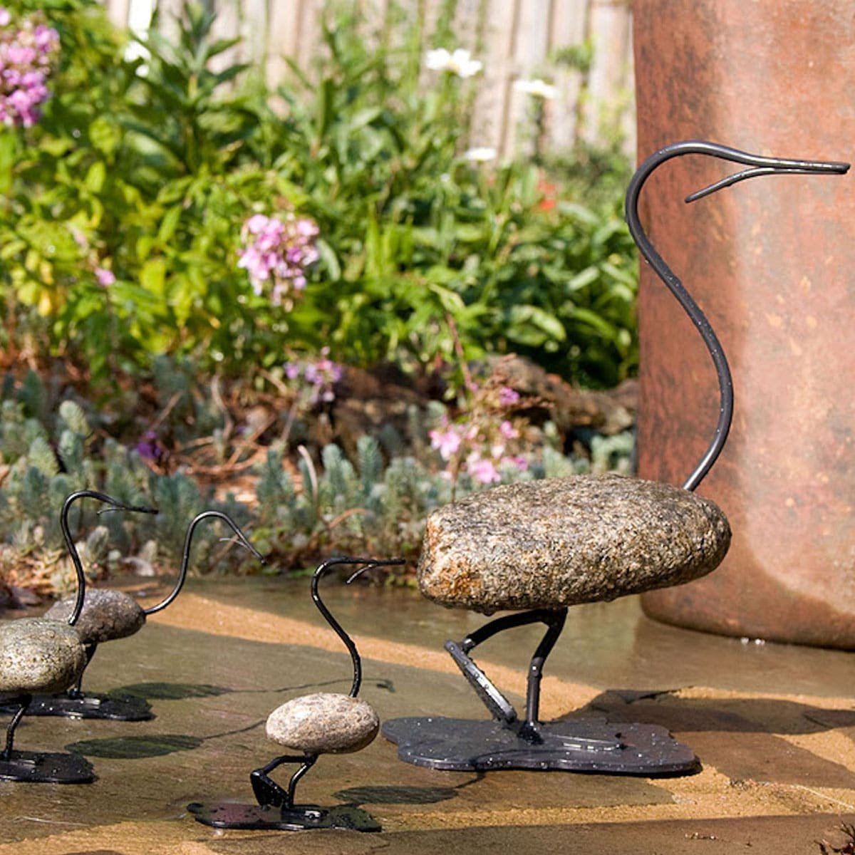 Садовые фигуры из металла