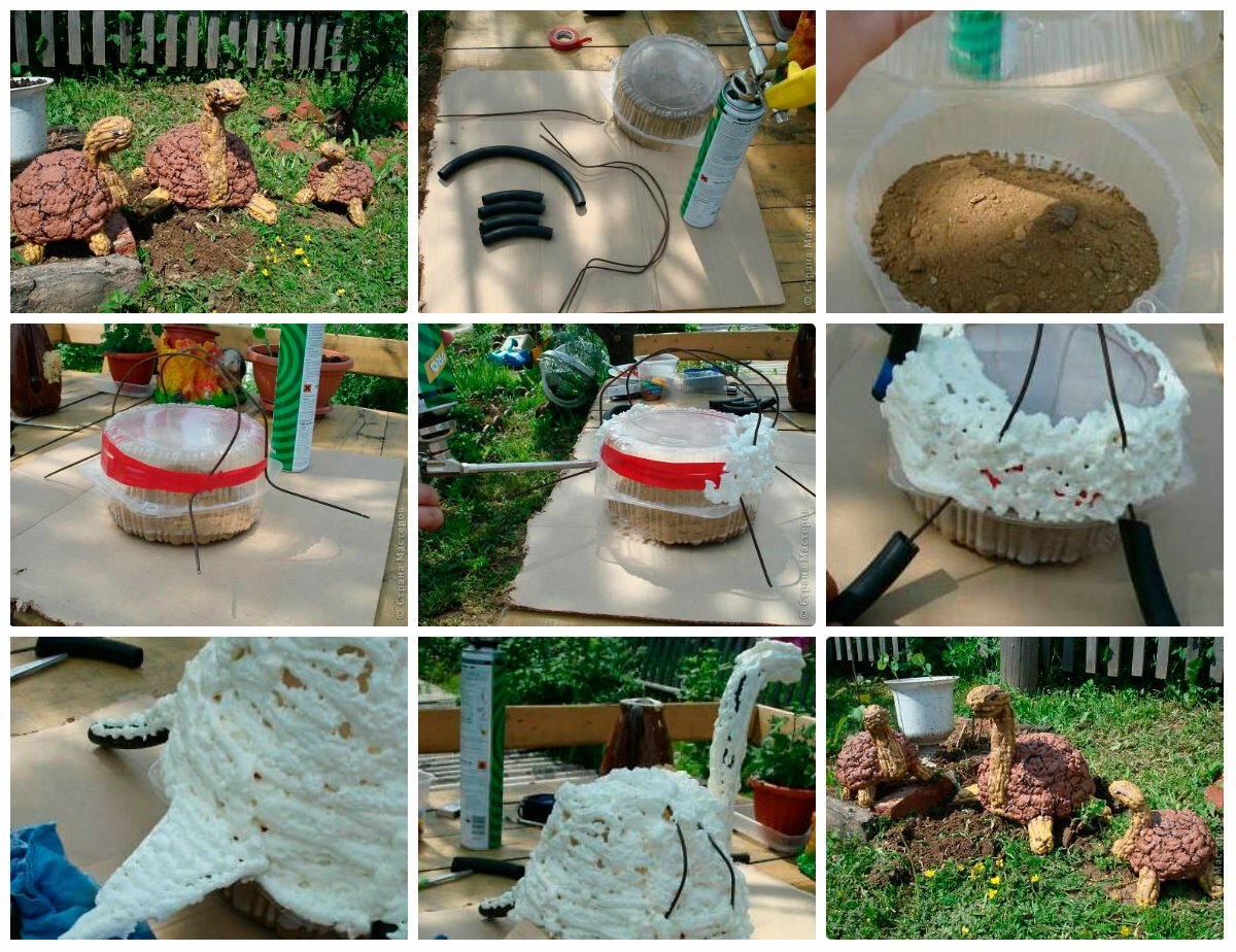 Декор для сада из цемента