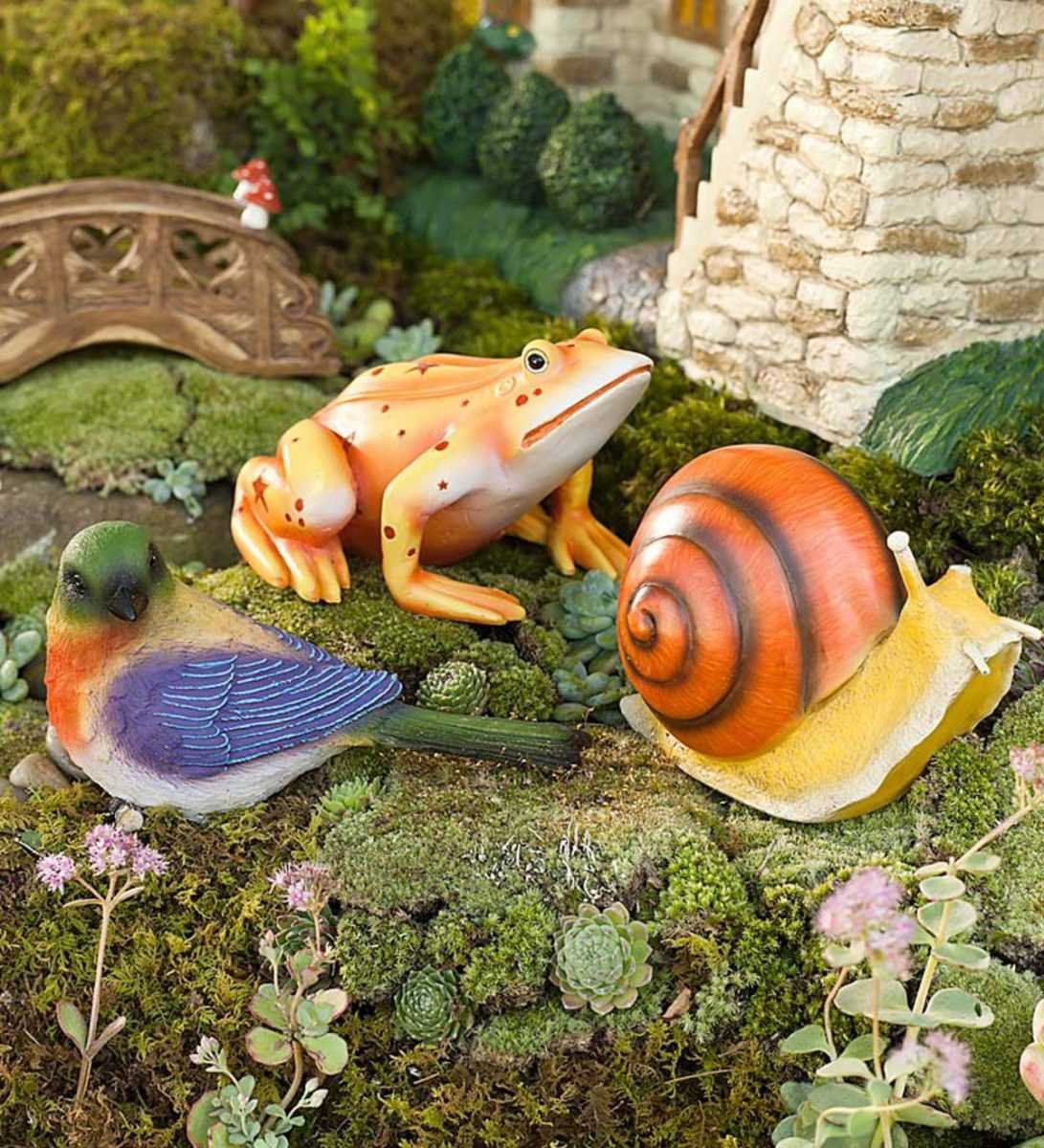 Декоративные фигурки для сада