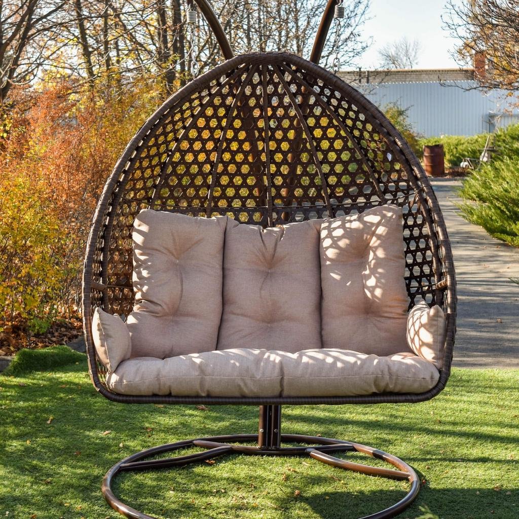 Ротанговое кресло кокон