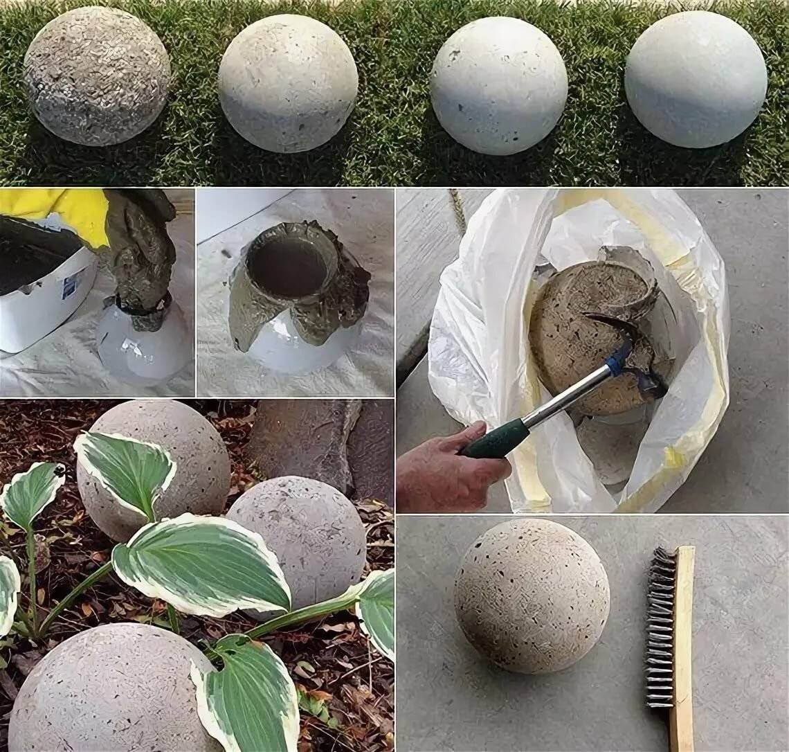 Декор для сада из цемента