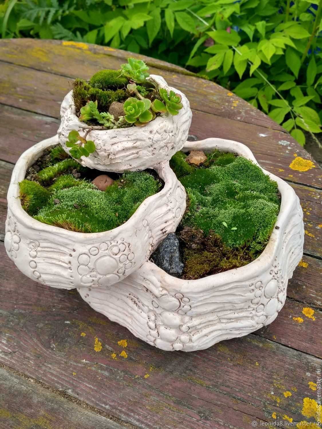 Вазоны из цемента