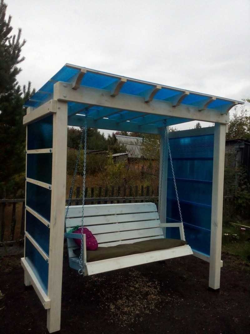 Навес для качелей садовых