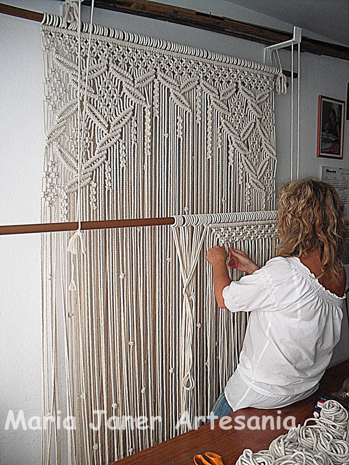 Штора макраме мастер класс