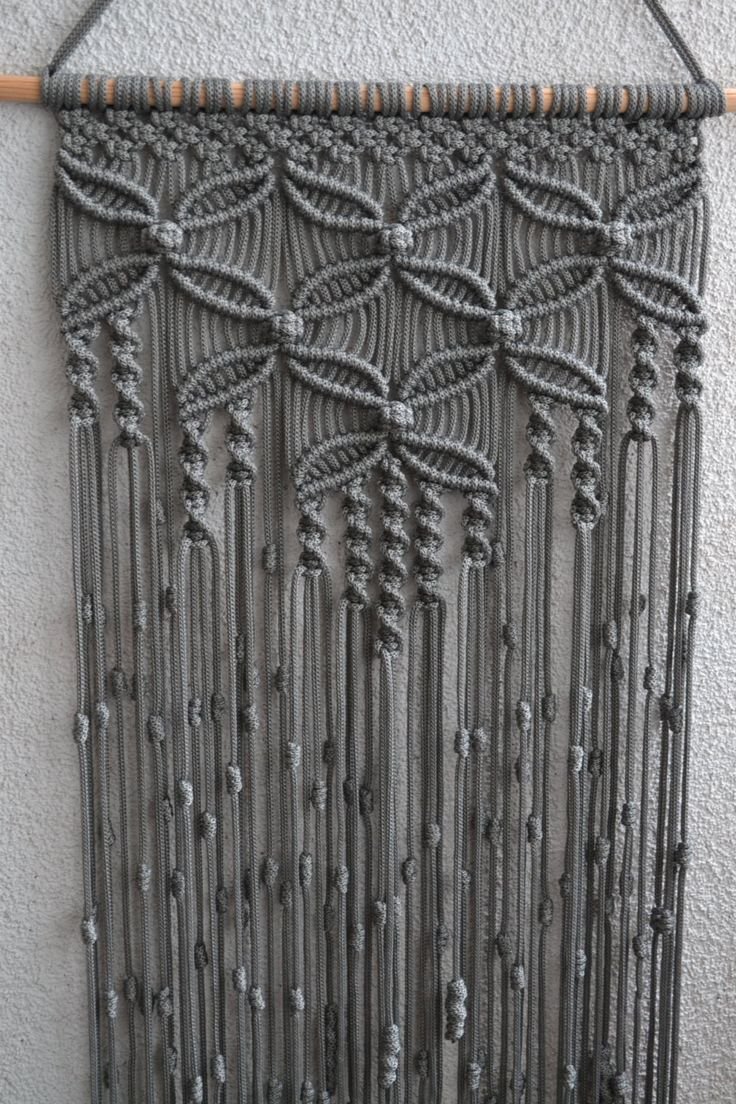 Панно занавески макраме