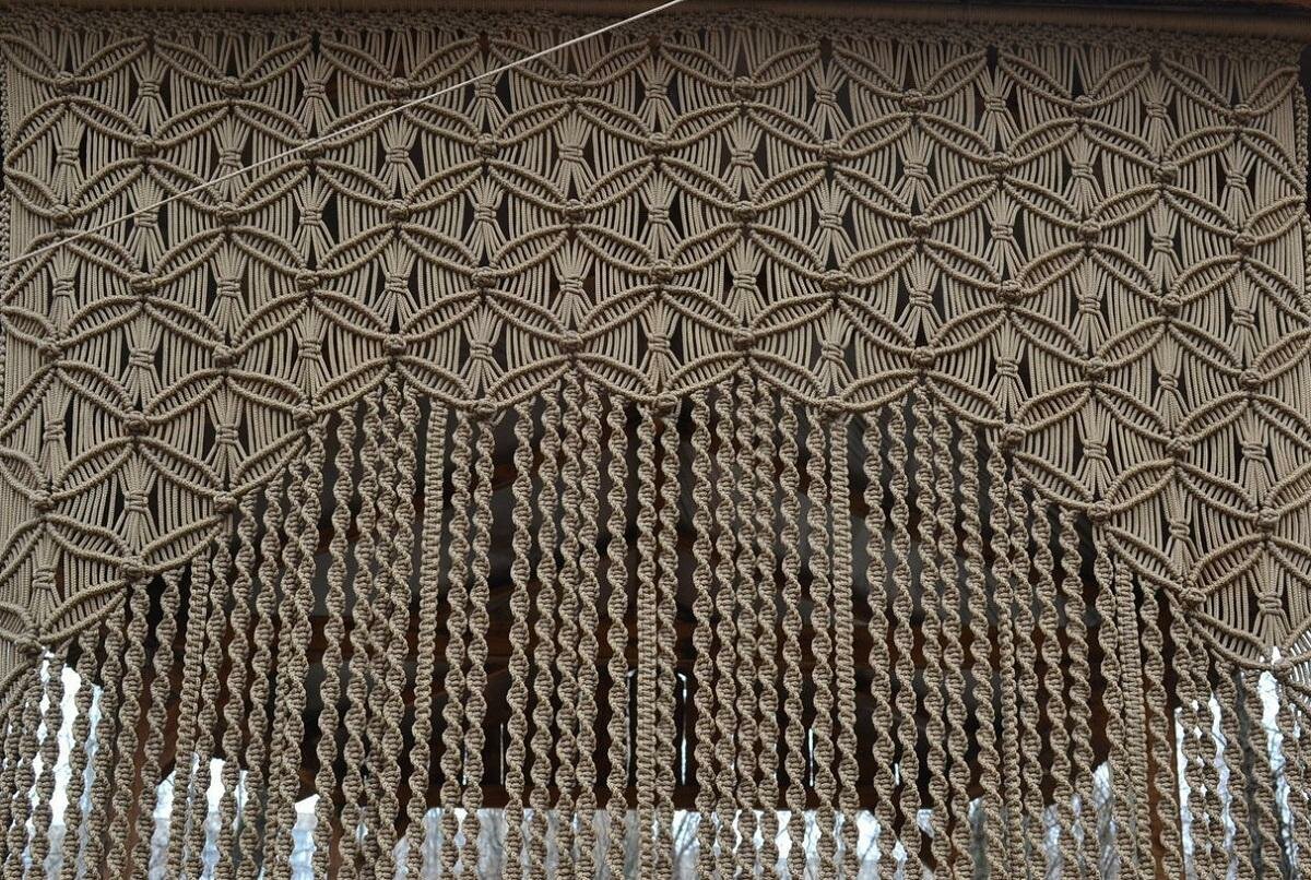 Шторы из макраме