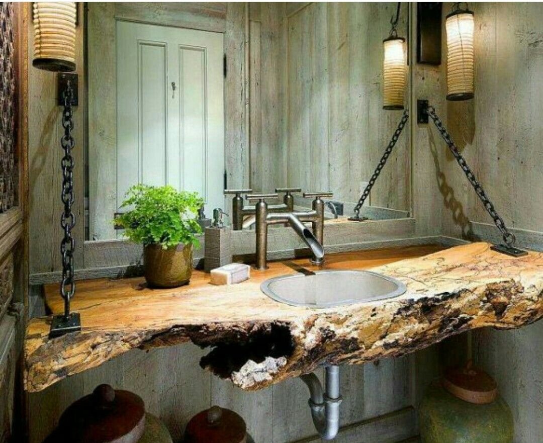 Ванна в стиле Ваби Саби