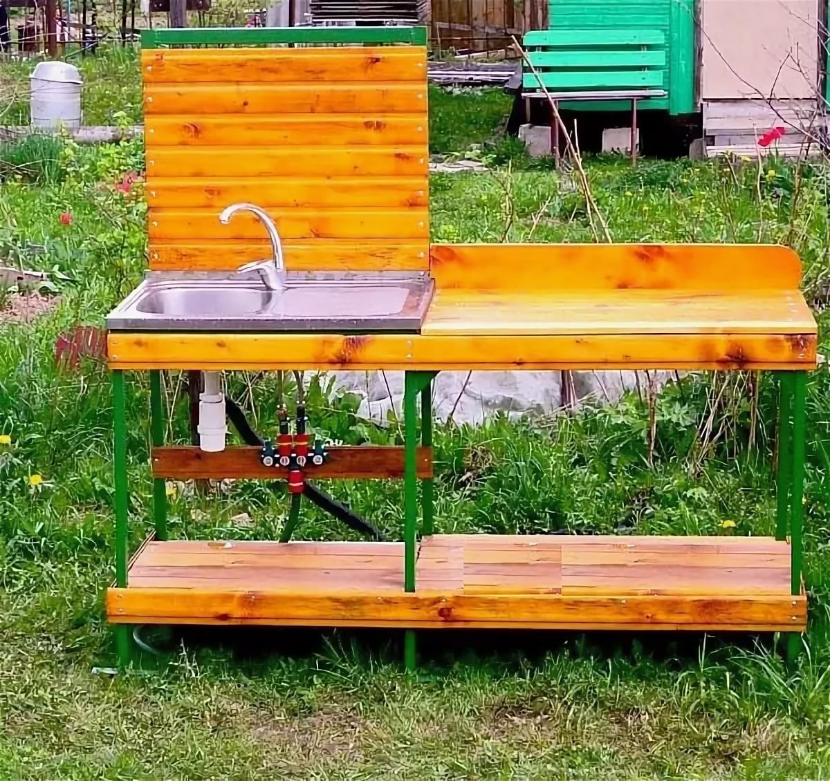 Летний умывальник для дачи