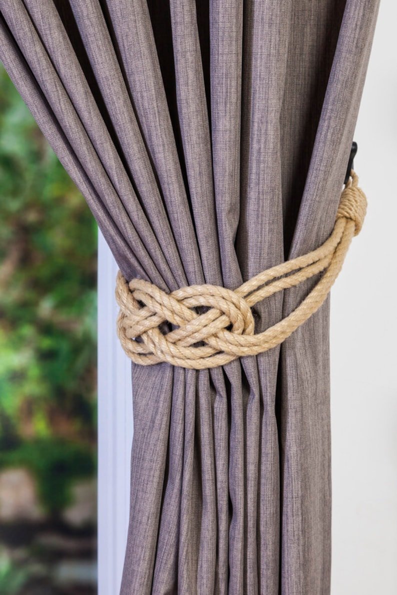 Подхваты для штор из каната