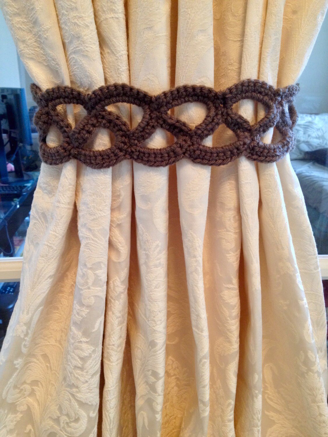 Подхваты для штор макраме
