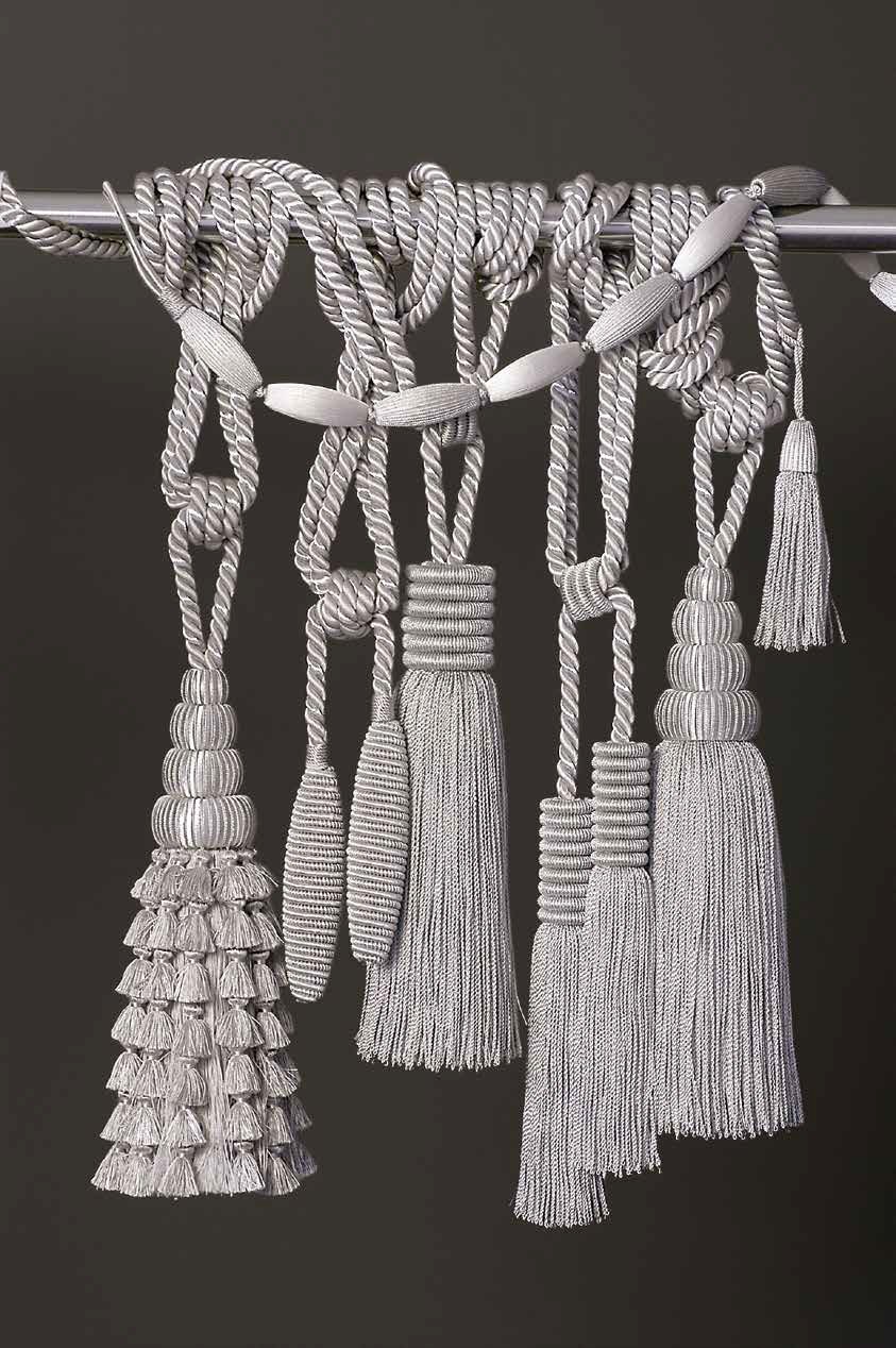 Прихваты для штор макраме