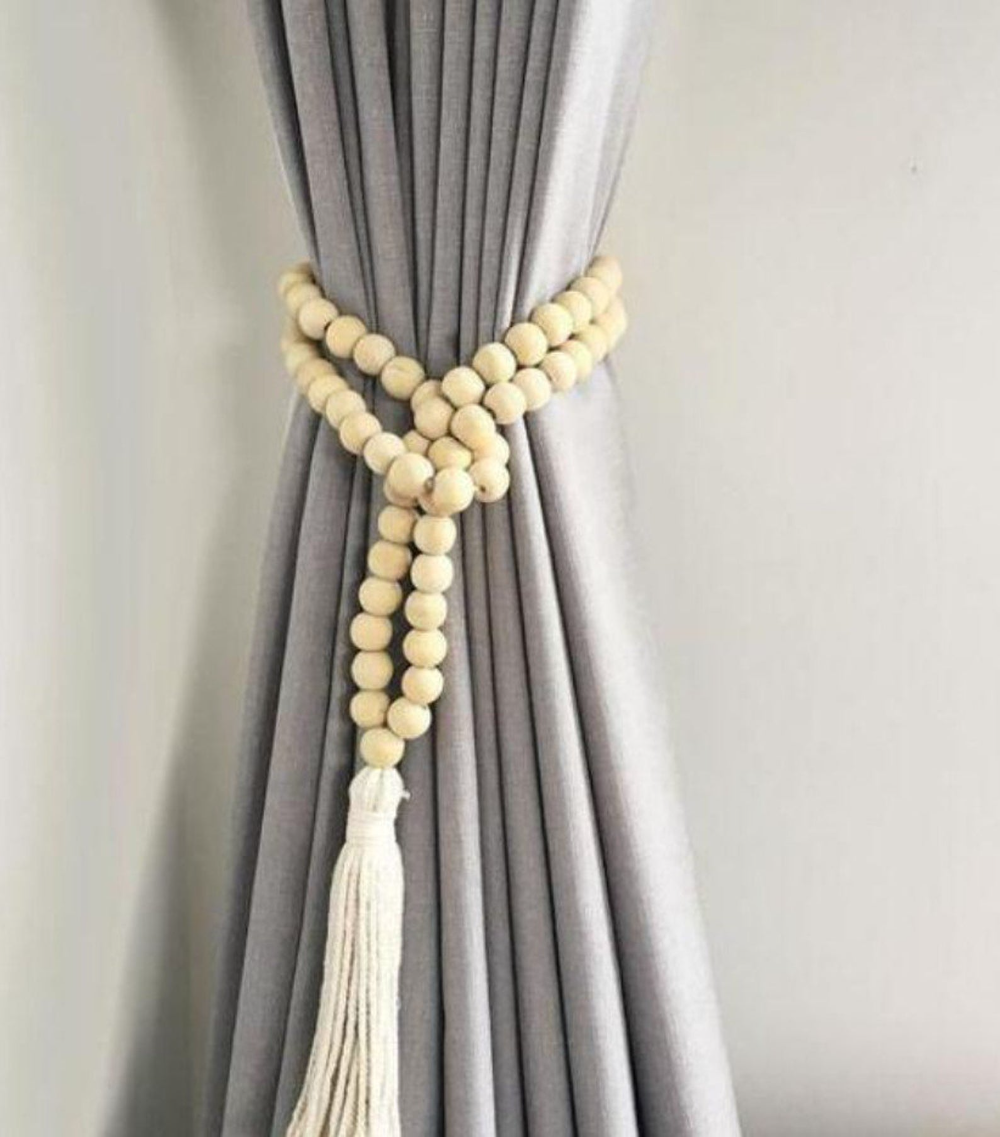 Подхваты для штор из дерева