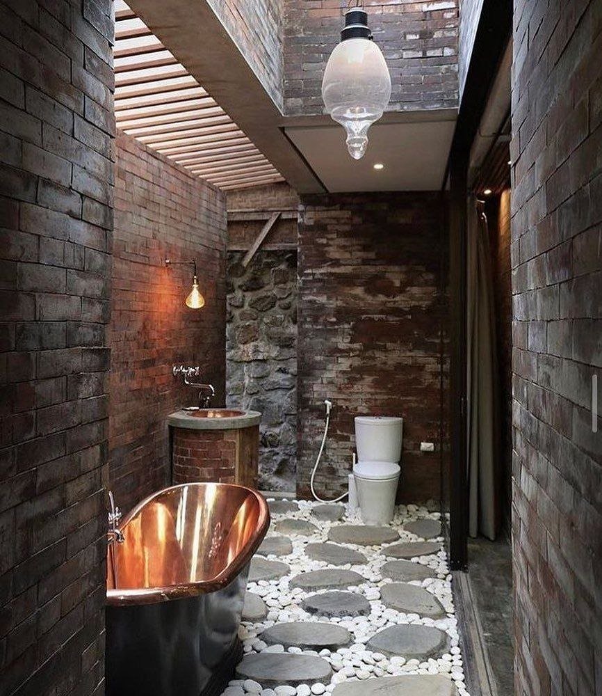 Ванная в стиле лофт