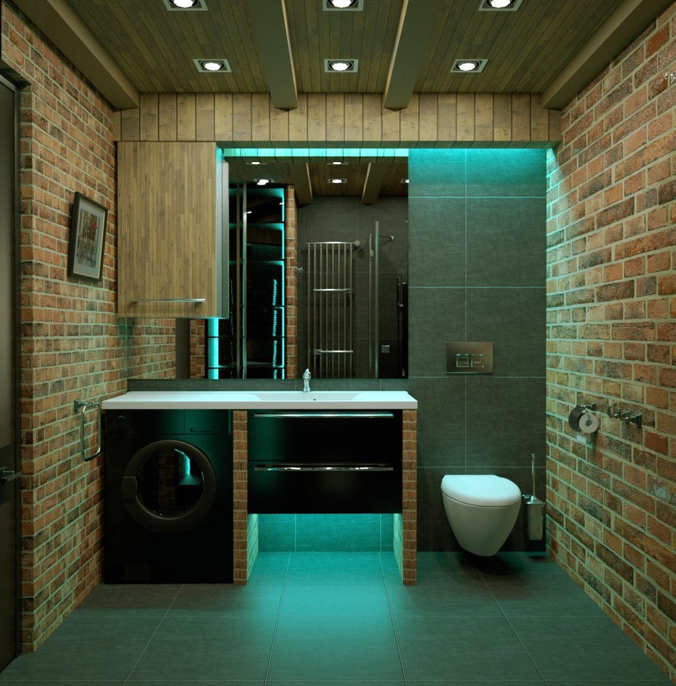 Ванна в стиле лофт