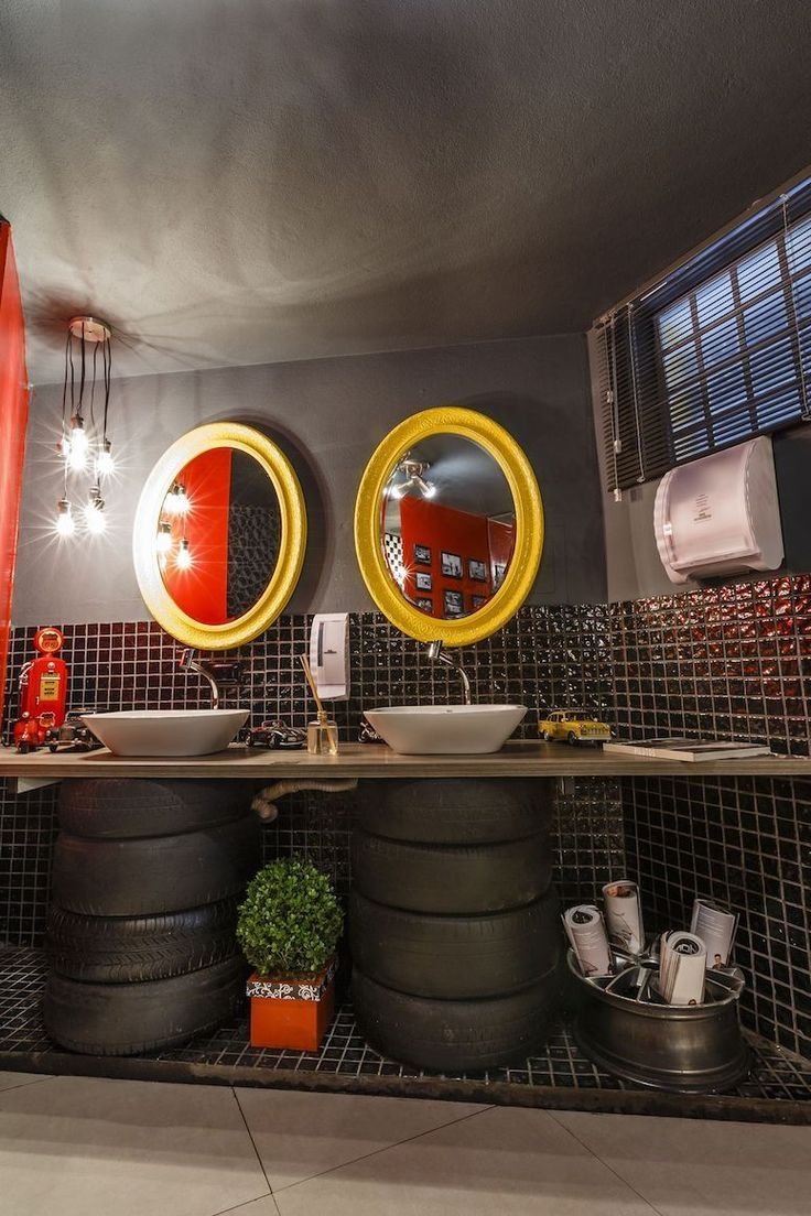 Декор для мужского санузла